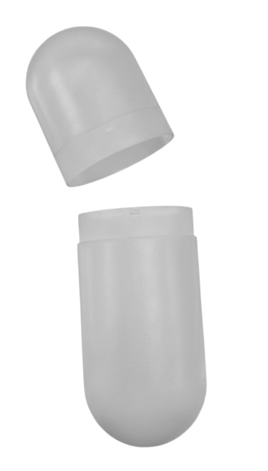 Estuche Plástico Para Gafas Gris Claro U