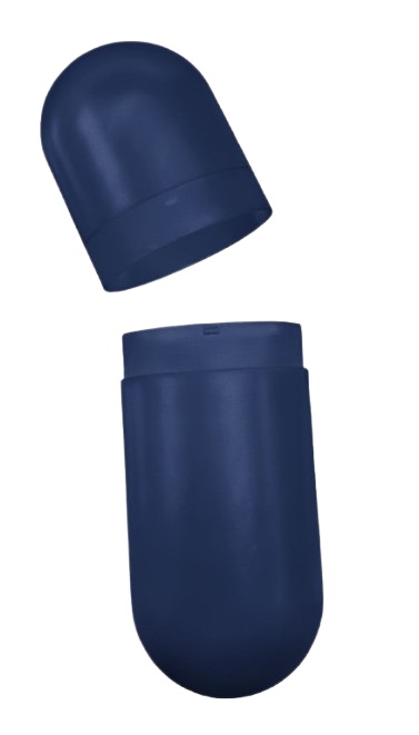 Estuche Plástico Para Gafas Azul Marino U