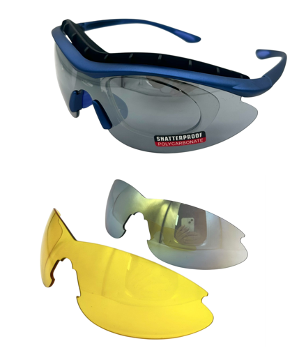 Gafa Sport Azul + 2 Lentes U